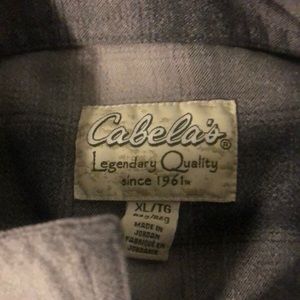 Cabela’s Long Sleeve Checkered XL/TG Reg Men’s Outdoors Shirt